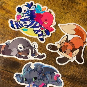 Stickers pluche bonen