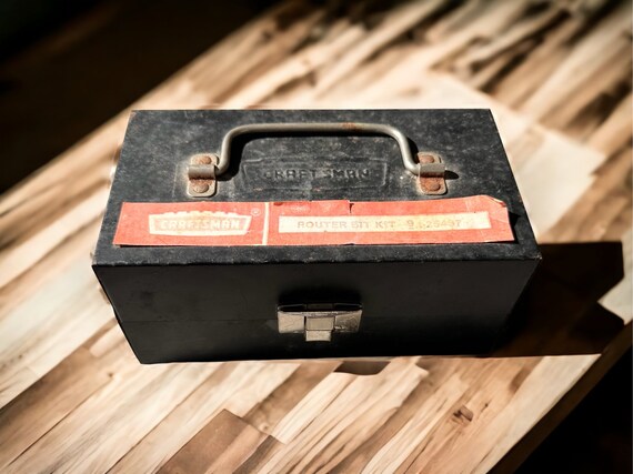 Vintage craftsman router on sale bits