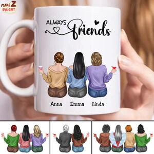Mug personnalisé collègue amie - La Joie Et Les Rires - Cadeau Plus
