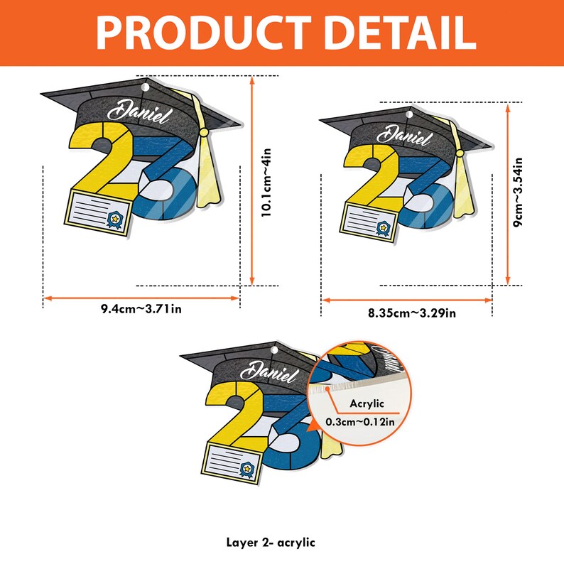 2024 Graduation Suncatcher, Senior 2024 Gift, Graduation Decoration