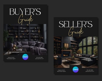Real Estate Seller Guide and Buyer Guide Bundle, Listing Presentation ...