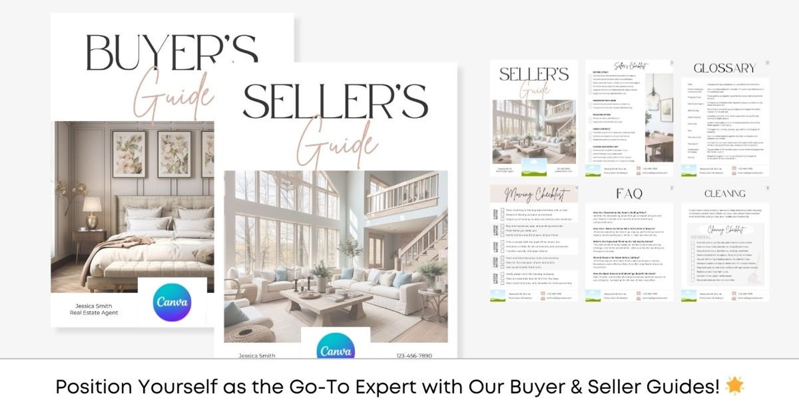 Real Estate Seller Guide and Buyer Guide Bundle, Listing Presentation ...