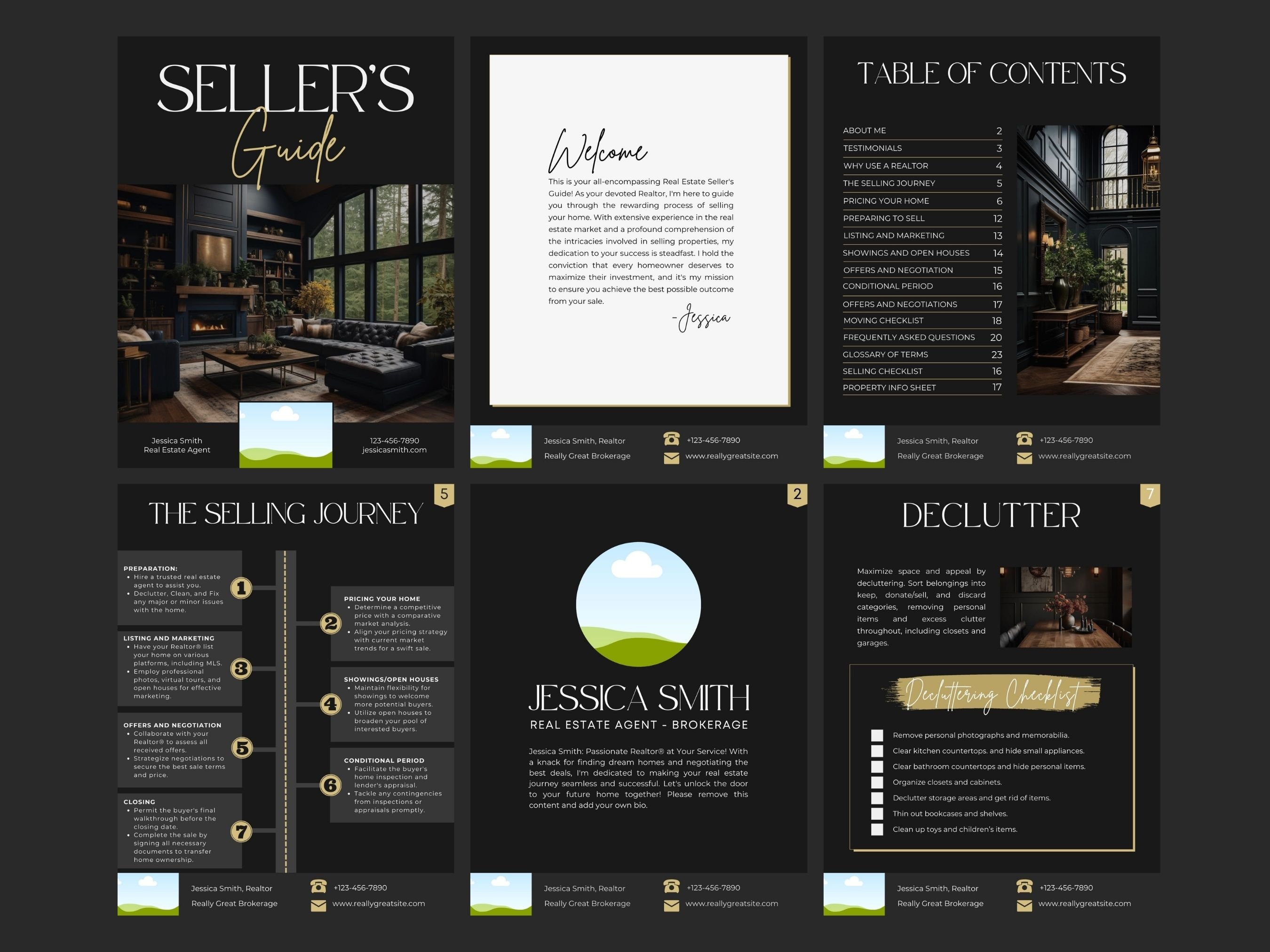 Real Estate Seller Guide and Buyer Guide Bundle, Listing Presentation ...