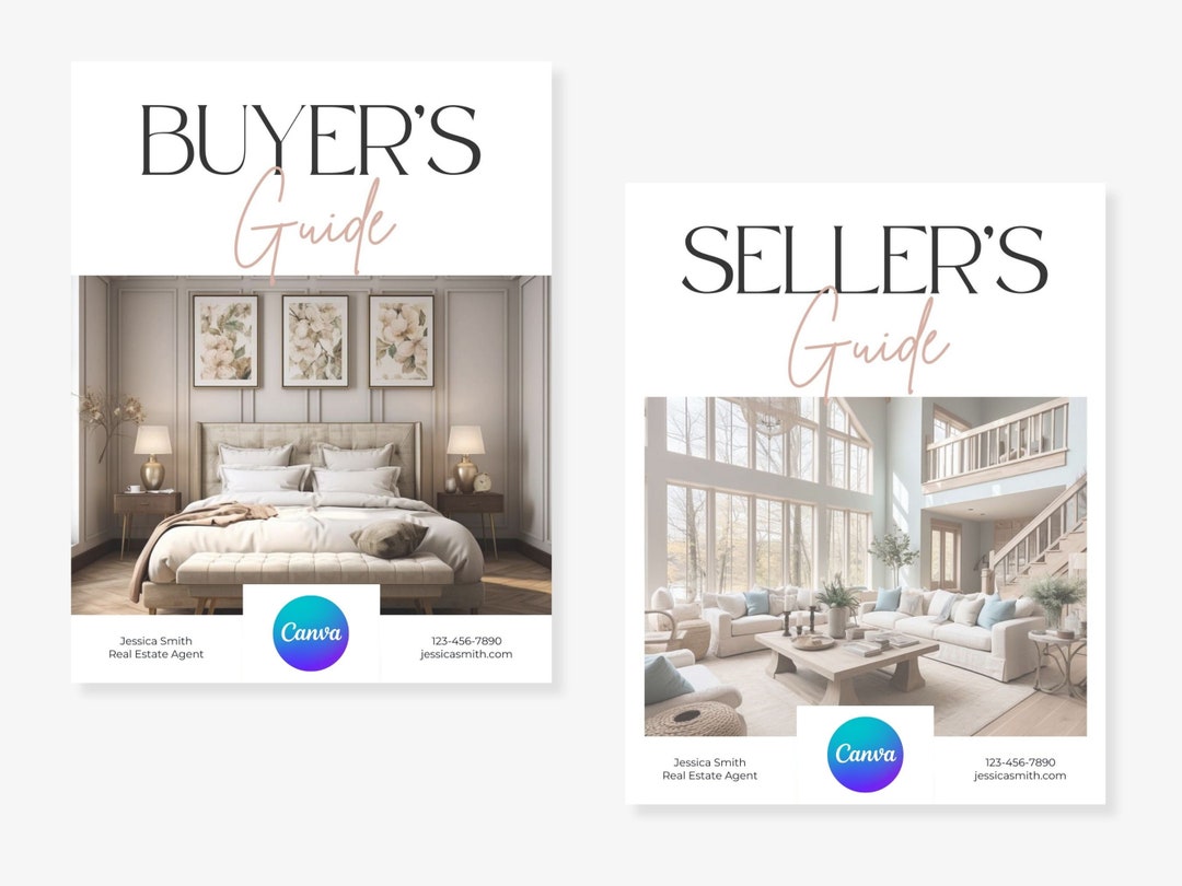 Real Estate Seller Guide and Buyer Guide Bundle, Listing Presentation ...