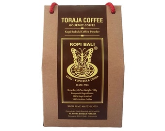 Polvere di caffè Toraja. Caffè biologico, naturale e gourmet di Toraja