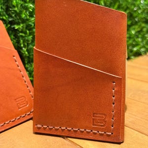 Carteira super fina de couro com porta-cartões | Badalassi Carlo Butero | Estilo vintage | Design elegante | Segurança RFID