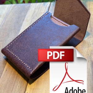 Digital Wallet: PDF/PNG Pattern/template for a universal wallet cardholder