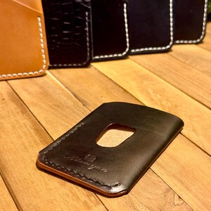 Premium Handmade kleine Leder Geldbörse, Kartenhalter: Entdecken Sie die Elegance Vintage geniun Leder, Geschenk Männer, Geschenk Frauen, schlanke Brieftasche RFID-Karte