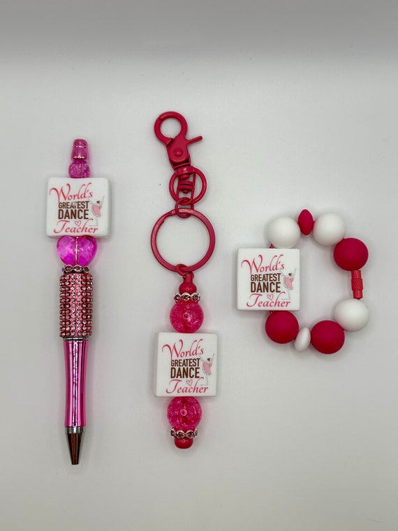 Dance teacher keychain best sale