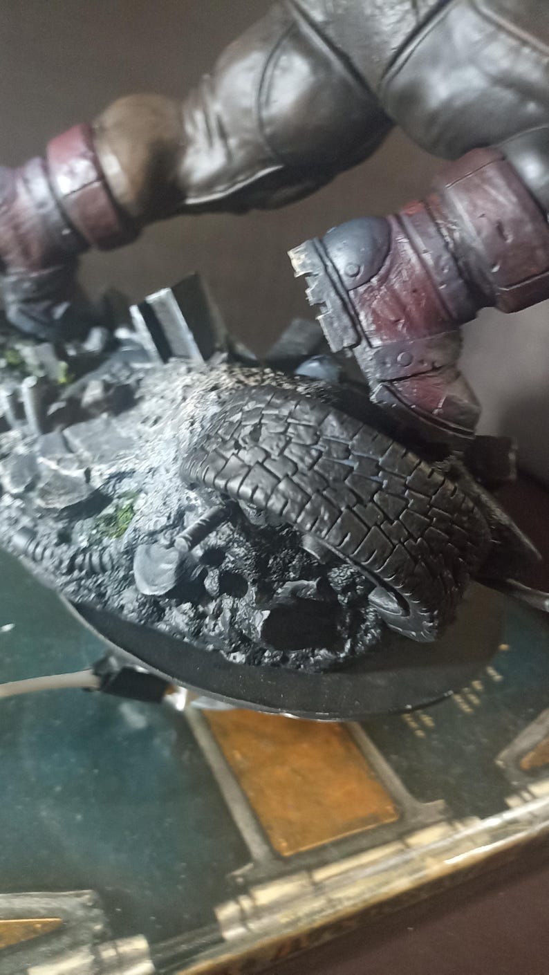 Juggernaut - Hand-painted 3D Resin Statue - Etsy
