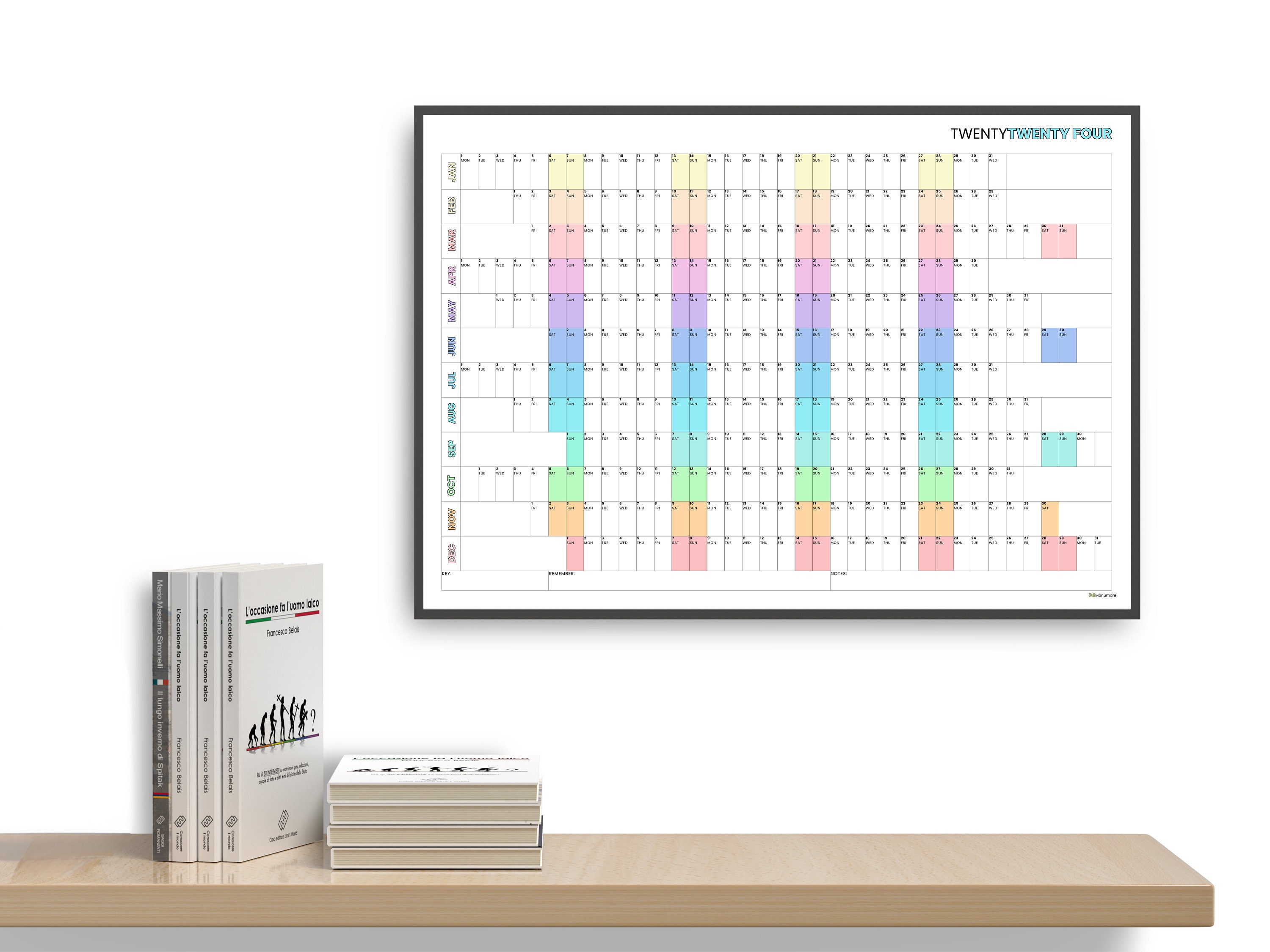 Giant Wall Calendar 2024 Large Wall Planner 2024 Annual Planner 2024 ...