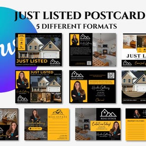 Cartes postales immobilières LISTED | Immobilier Agriculture | Marketing immobilier | Modèle immobilier | Cartes postales personnalisables | Toile