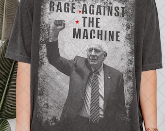 Retro 90's Comfort Colors Bernie Sanders T-Shirt, Bernie Sanders Fight Oligarchy Tour, Political Bootleg Tee T-Shirt, Gift For Women and Man