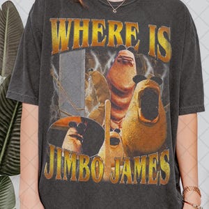Camiseta Retro 90's Comfort Colors ¿Dónde está Jimbo James?, Marcus The Worm, Estoy buscando a Jimbo James Camiseta pirata, Regalo para mujeres y hombres