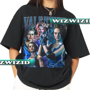 Resident Evil Chris & Jill Valentine Men's T Shirt Zombie
