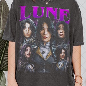 Retro 90&#39;s Comfort Colors Lune Expedition 33 T-Shirt, Clair Obscur Expedition 33 Fan Bootleg Tee T-Shirt, Gift For Women and Man