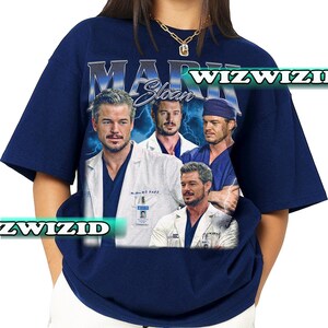 Retro 90er Jahre Mark Sloan Hommage Shirt, Dr. Mark Sloan Grafik Shirt, Geschenk für Frauen und Männer Unisex T-Shirt Bild 2