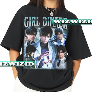 Retro 90&#39;s Girl Dinner Zayne Homage T-Shirt, Zayne Love and Deepspace Fan Tee Graphic T-Shirt, Gift For Women and Man Unisex T-Shirt