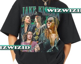 Retro 90&#39;s Jake Kiszka Homage T-Shirt, Jake Kiszka Fan Tee Graphic T-Shirt, Gift For Women and Man Unisex T-Shirt