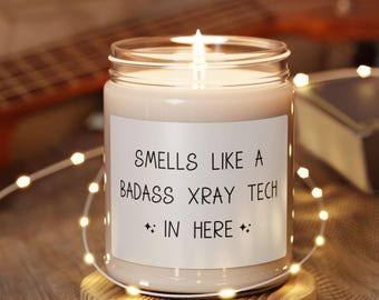 Xray Tech Scented Soy Candle: Badass Tech Gift (9oz)