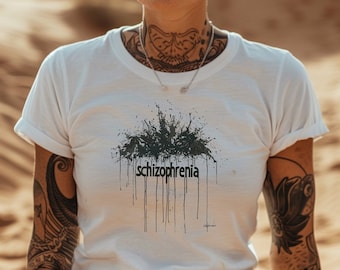 Schizofreni medvetenhet T-shirt: Psykisk hälsa gåva