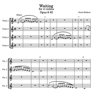 Waiting for 4 violins Op 8 #2