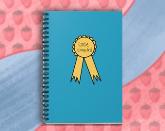 Bloc-notes avec code compilé amusant : cadeau pour ingénieur logiciel