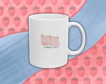 Tazza "Ho bisogno di una pausa": regalo divertente per programmatori, Coding Life