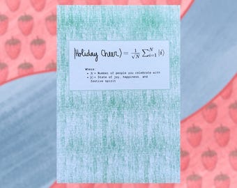 Physique quantique - Holiday Cheer Equation - Cadeau STEM pour les scientifiques