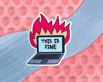 Sticker pour ordinateur portable raffiné, humour technique amusant, vinyle résistant aux intempéries