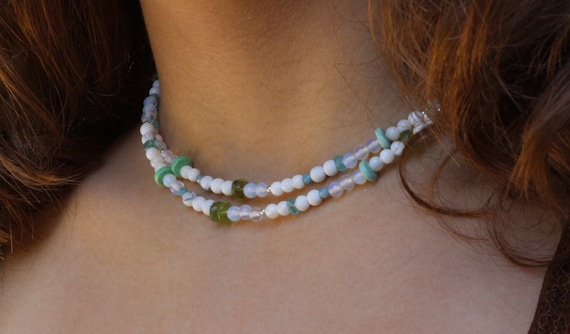 Beroe moonstone necklace