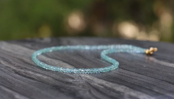 Siren aquamarine necklace