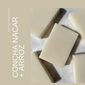 Concha Nácar + Arroz Jabon de Leite de Cabra | Sabonete Madrepérola + Arroz Leite de Cabra