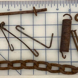 Rusty Metal Craft Kit: Vintage Steampunk Junkyard Parts