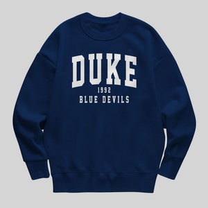 Duke Blue Devils 1992 Sweatshirt, Duke University Sweatshirt, Duke Sweatshirt Unisex, Duke Gift Sweatshirt S-5XL