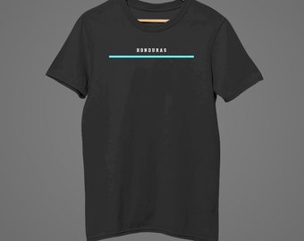 Custom Country Shirt, Honduras Shirt, Honduras mit Flagge Tshirt, Wappen von Honduras, Honduras Cool Comfort Tee Größe S-5XL