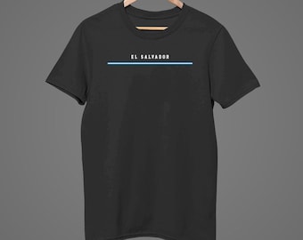 Custom Country Shirt, El Salvador Tshirt, El Salvador Flag Tshirt Unisex, El Salvador Gift Tshirt S-5XL