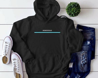 Custom Country Hoodie, Honduras Hoodie, Honduras mit Flagge Sweatshirt, Wappen von Honduras, Honduras Cool Comfort Pullover Größe S-5XL