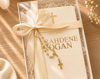 Personalized NKJ Baptism Bible