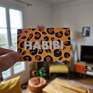 Adesivo in carta HABIBI 50 x 80 mm