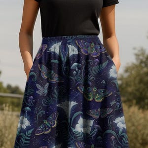 USA製 botanical pattern long skirt Amazon.com: Long Skirts for Women Summer Vintage Floral Skirt