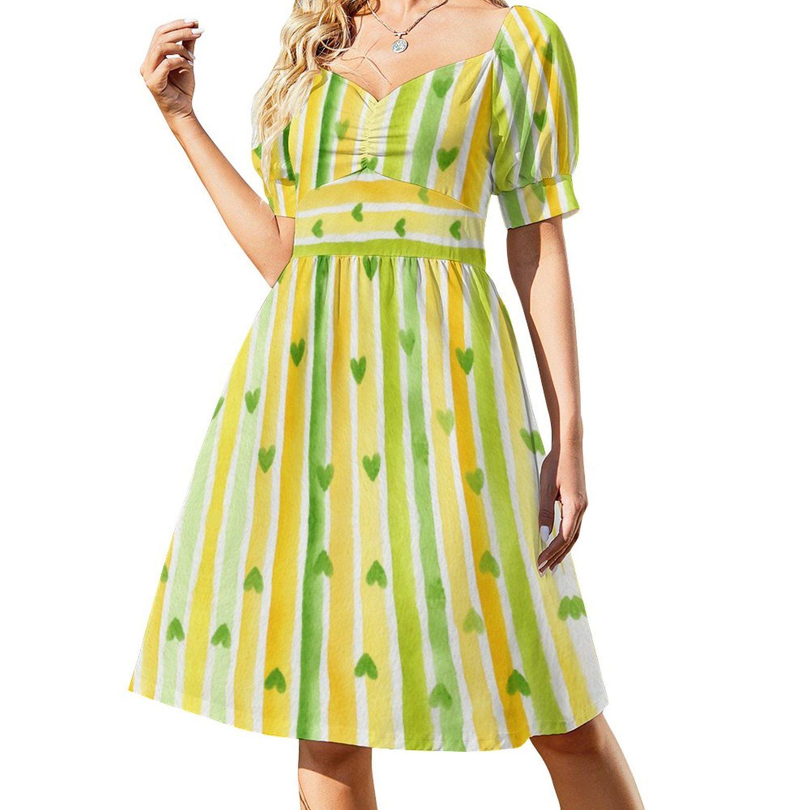 inspired hearts green dress Mint Green Heart Dress main image 1