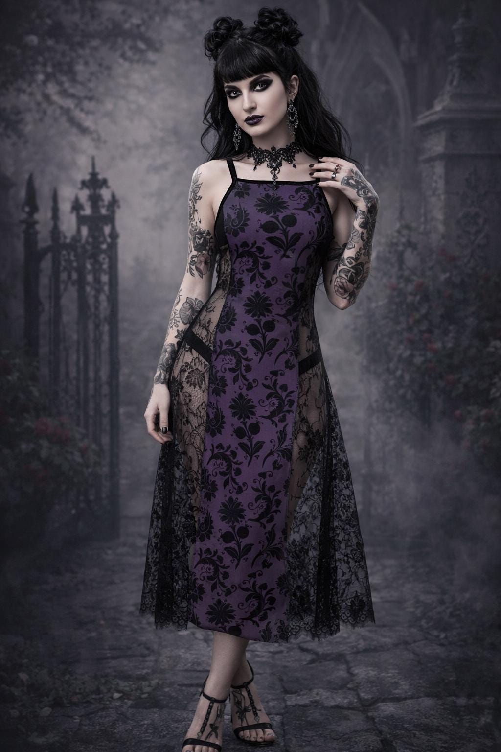 chinese dress ladies Blue Organza Corset Dress | Morpho Helena