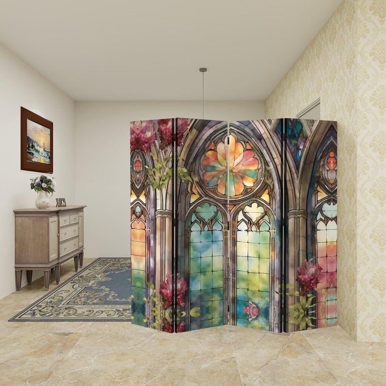Gothic Arch Room Divider