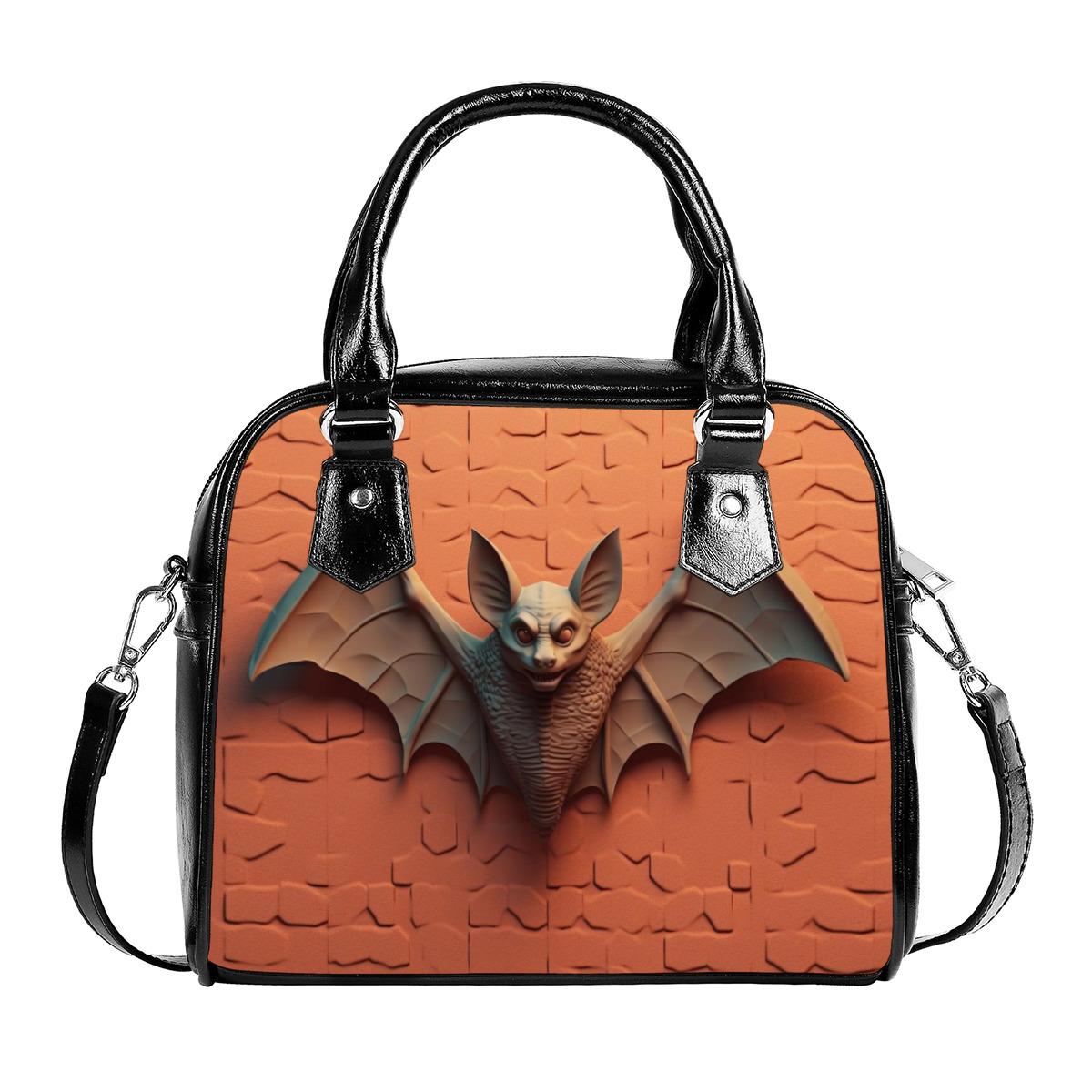Gothic 3D Bat Handbag: Embossed Shoulder Purse - Etsy