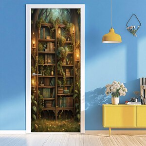 Panneau de porte d'étagère Fairy Forest, revêtement insonorisant et antibruit image 10