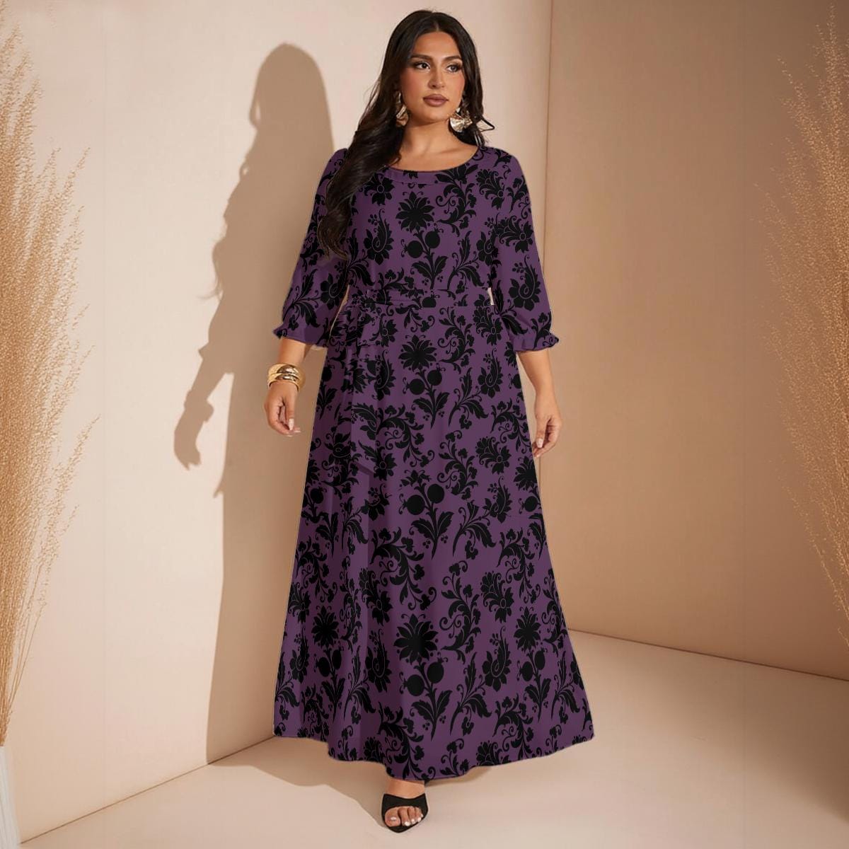 Purple Bridesmaid Dress Plus Size
