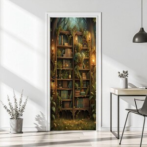 Panneau de porte d'étagère Fairy Forest, revêtement insonorisant et antibruit image 7