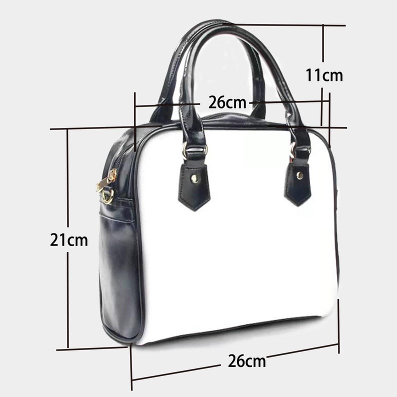 Sac à main d'art moderne avec visage : sac à main en cuir PU image 5