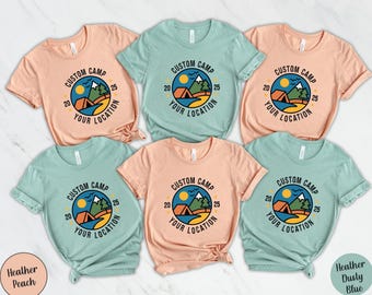 Personalized Camp Shirt: Custom Camping Friend Gift